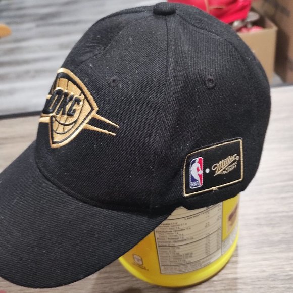Oklahoma City NBA cap / hat black and gold - Picture 2 of 5